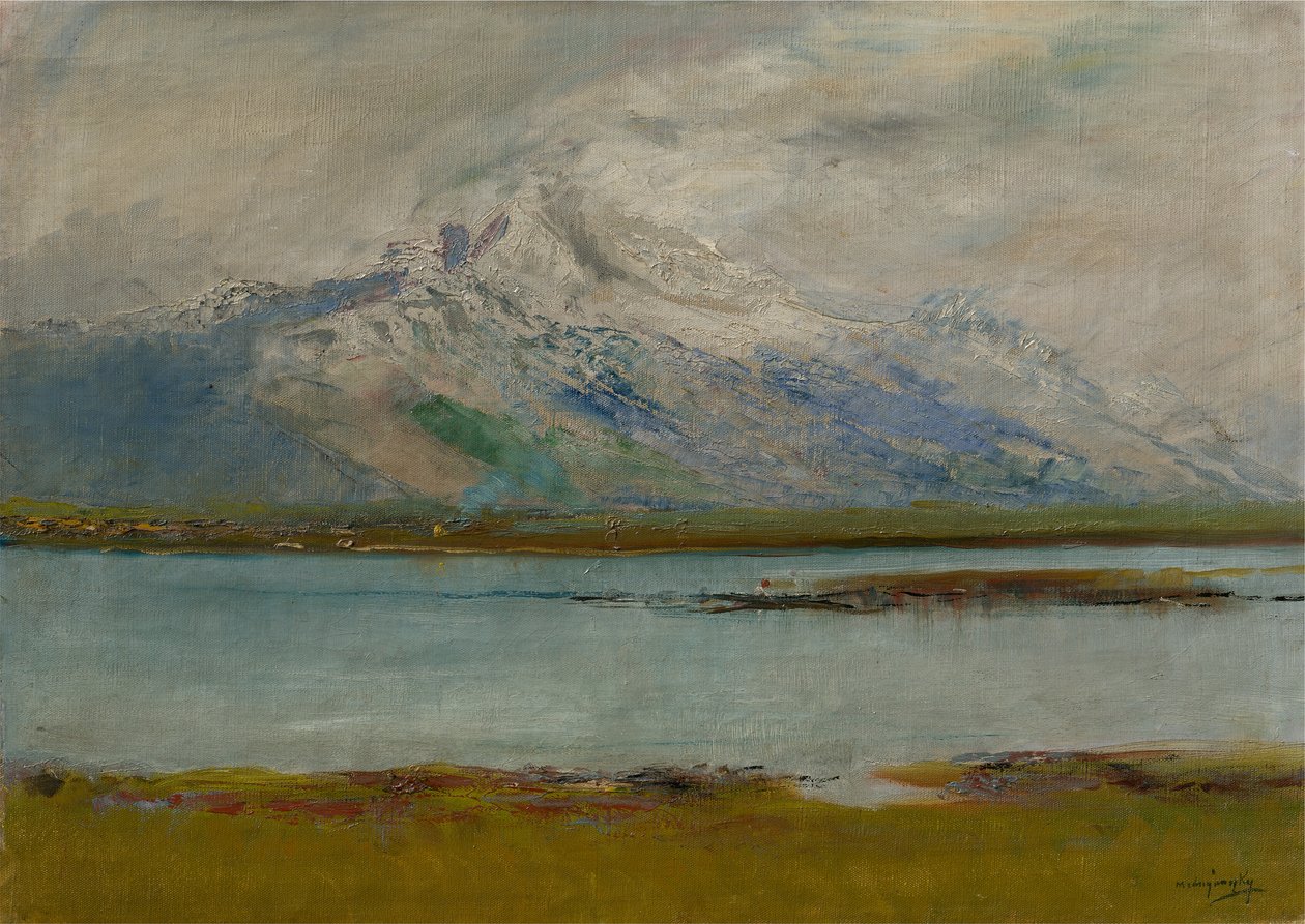 塔特拉山风景，1890-95年 作者 拉斯洛（Laszlo Mednyanszky）