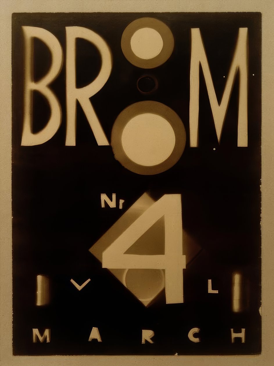 扫帚：国际艺术杂志 作者 拉斯洛·莫霍利·纳吉（Laszlo Moholy Nagy）