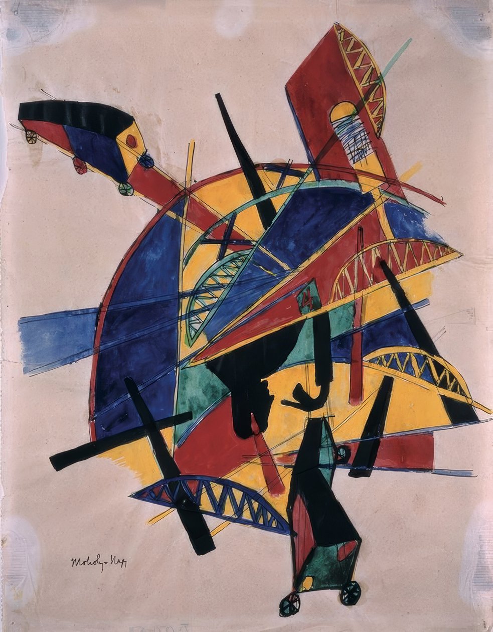 桥梁 作者 拉斯洛·莫霍利·纳吉（Laszlo Moholy Nagy）