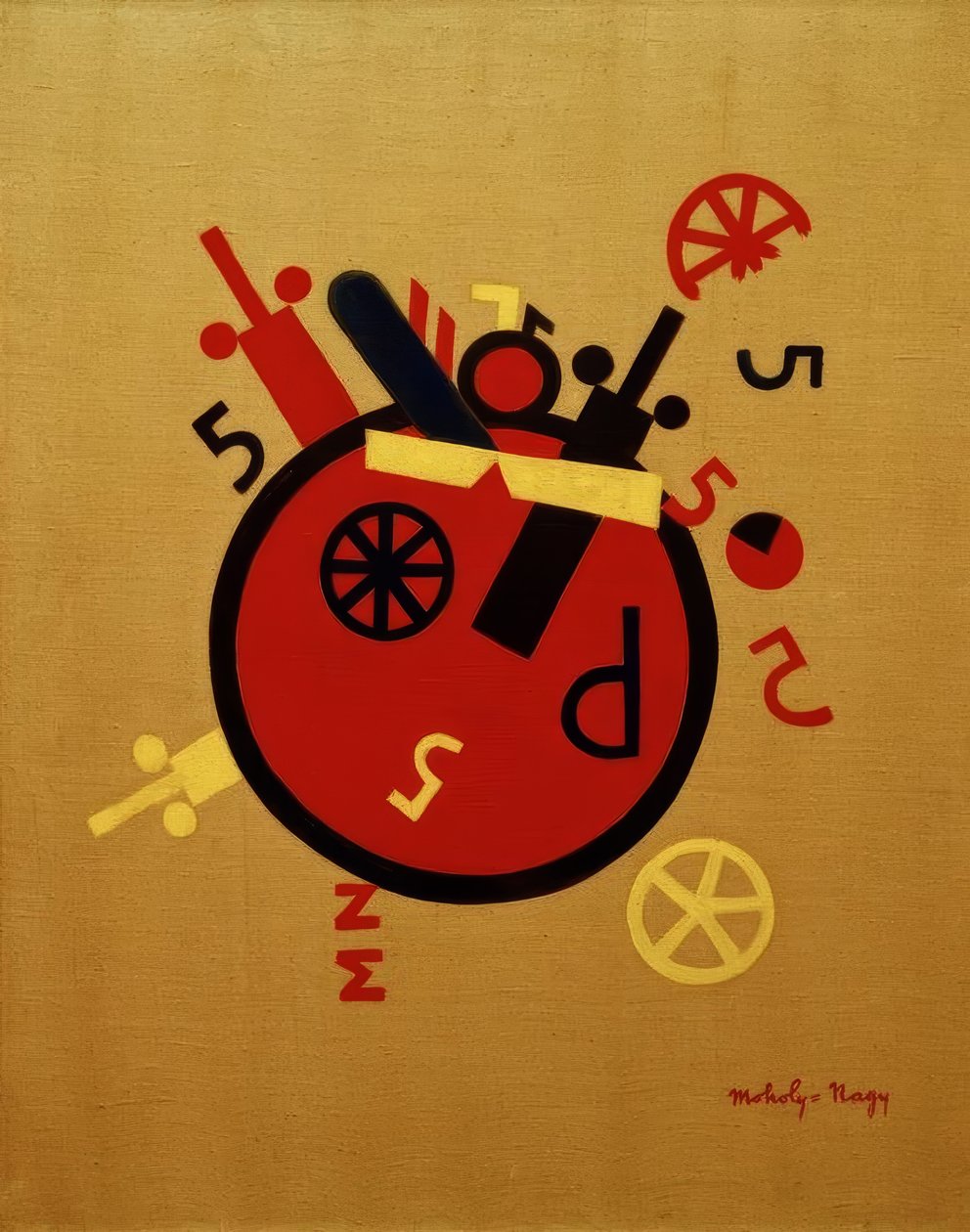 大轮子 作者 拉斯洛·莫霍利·纳吉（Laszlo Moholy Nagy）