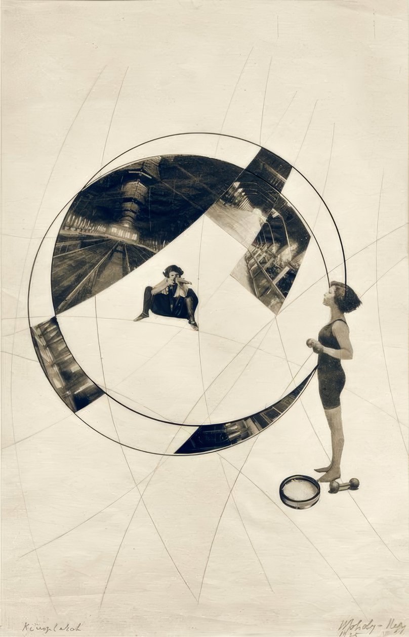 在铁轨上谋杀（爱你的邻居） 作者 拉斯洛·莫霍利·纳吉（Laszlo Moholy Nagy）
