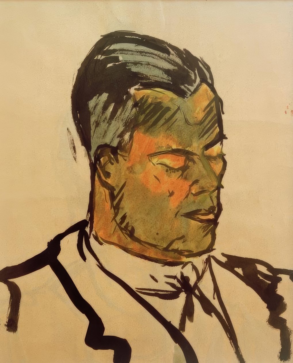 无题（我的兄弟Jenö） 作者 拉斯洛·莫霍利·纳吉（Laszlo Moholy Nagy）