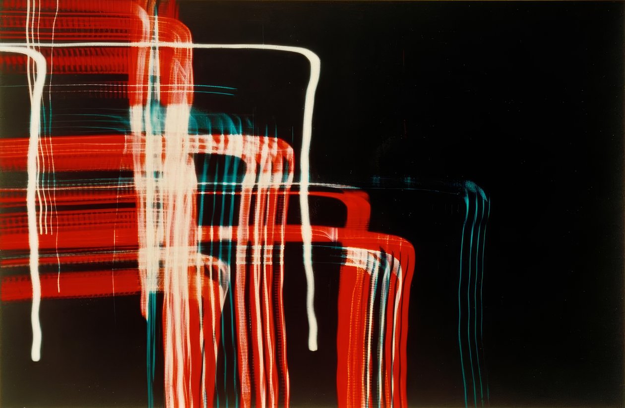 无题（霓虹招牌，芝加哥） 作者 拉斯洛·莫霍利·纳吉（Laszlo Moholy Nagy）