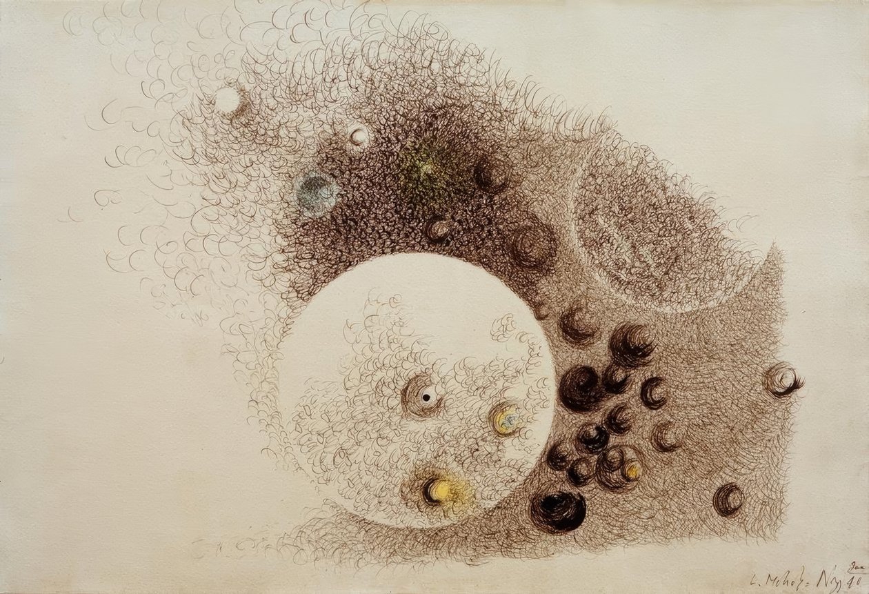 Raumkomposition 作者 拉斯洛·莫霍利·纳吉（Laszlo Moholy Nagy）