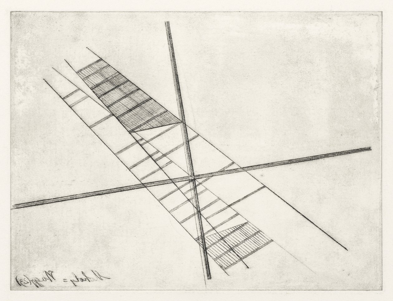 无题，1923年 作者 拉斯洛·莫霍利·纳吉（Laszlo Moholy Nagy）