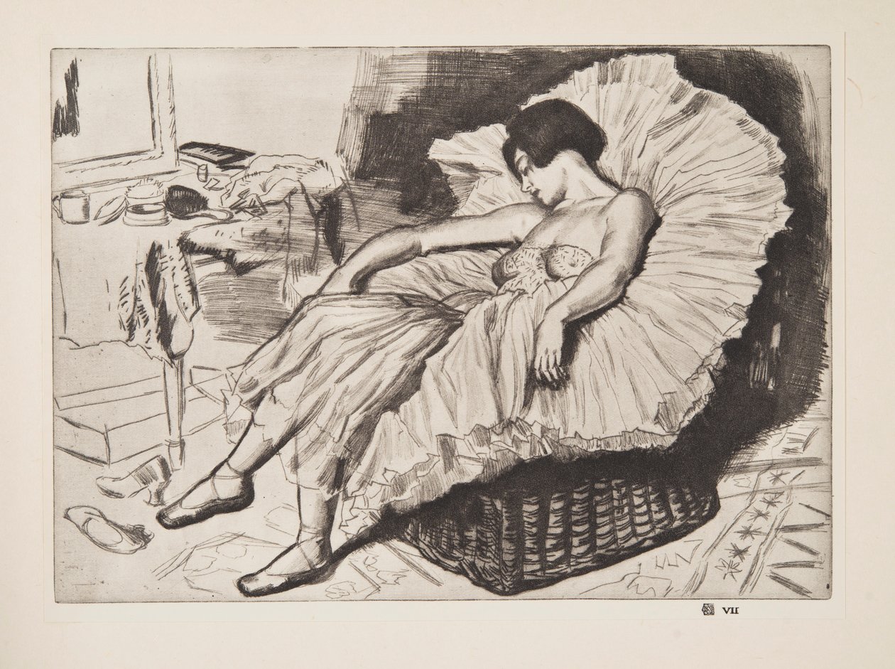 Dancer Sleeping, pub.1925. 作者 劳拉·奈特