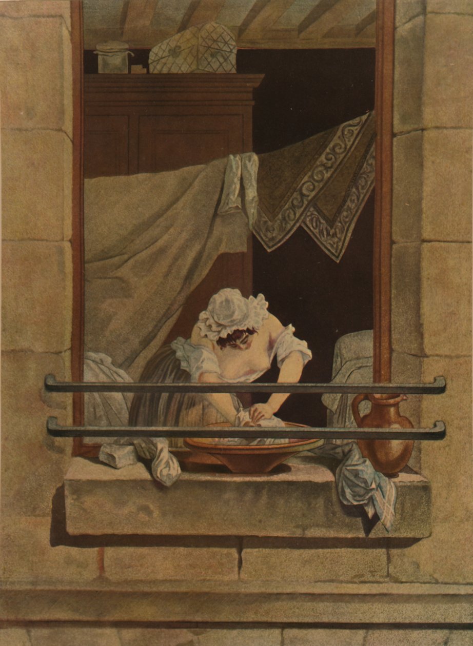 La Savonneuse"，洗衣妇，约1790-1820，1913年 作者 洛朗·约瑟夫·朱利安