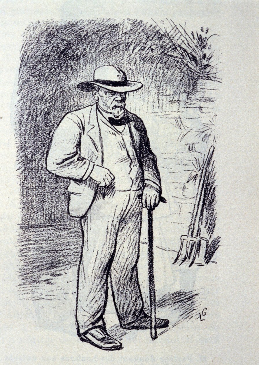 路易斯巴斯德（1822-1895）在他位于塞纳河和瓦兹（Seine-et-Oise）的马恩拉科奎特（Marnes la Coquette）的埃唐镇（Villeneuve l