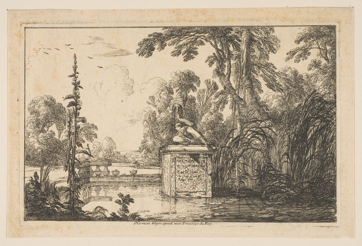 池塘》，1640年。 作者 劳伦·德拉·海尔