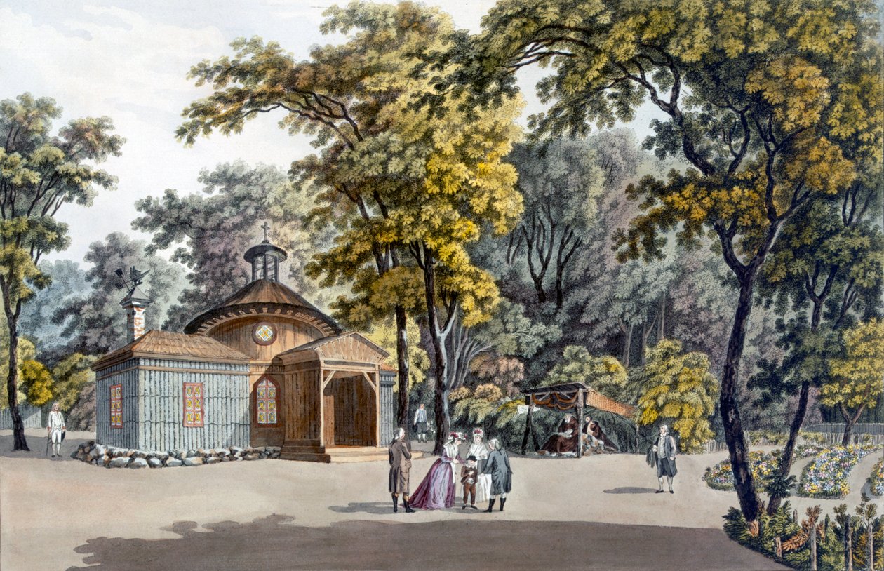 1790年，奥地利拉克森堡皇宫花园的冬宫 作者 劳伦斯詹沙