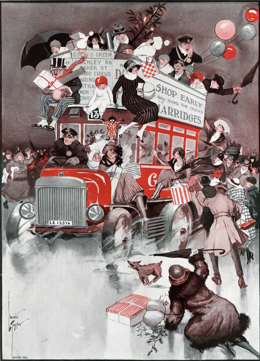 1921 年圣诞购物 作者 劳里·泰勒