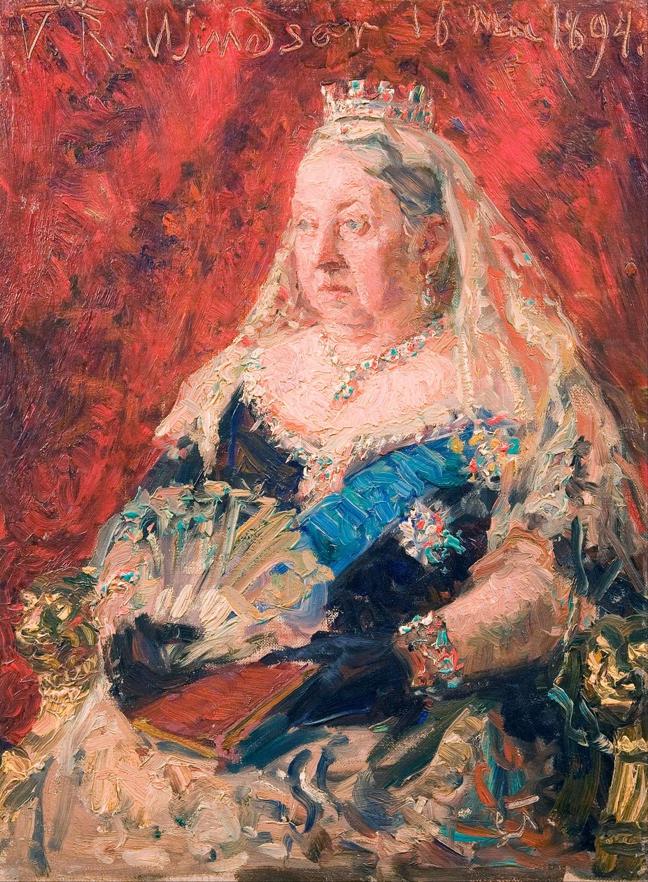 维多利亚女王的肖像 作者 Laurit 的洒水器 Tuxen