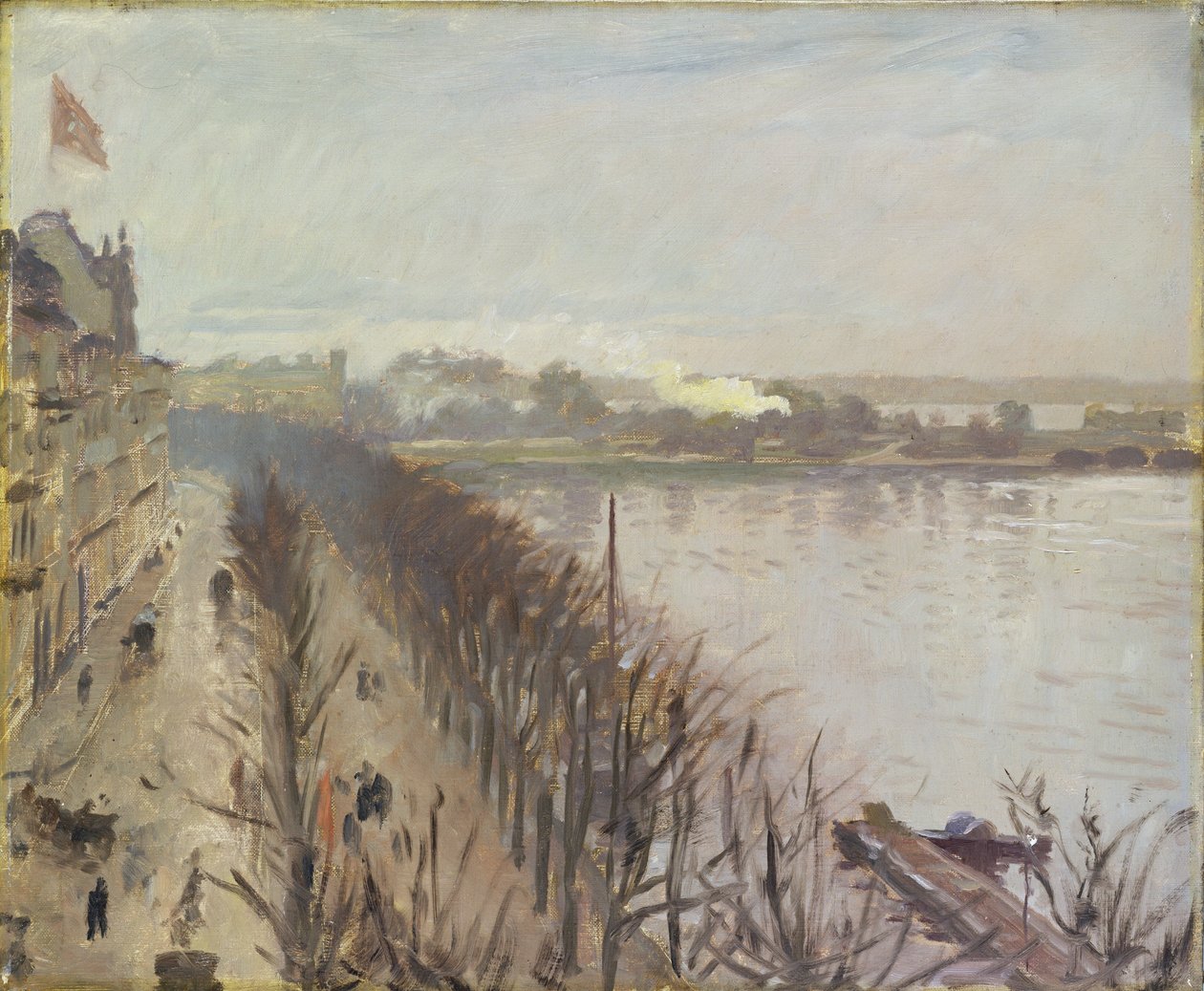 Binnenalster和Neuer Junferstieg在汉堡 作者 Laurit 的洒水器 Tuxen