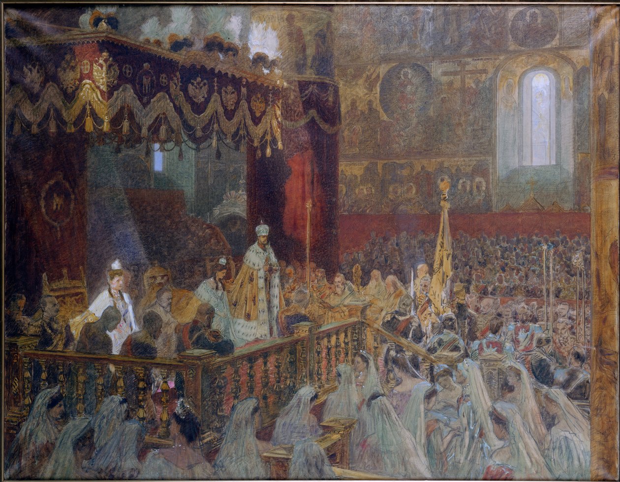 沙皇尼古拉二世加冕典礼 作者 Laurit 的洒水器 Tuxen
