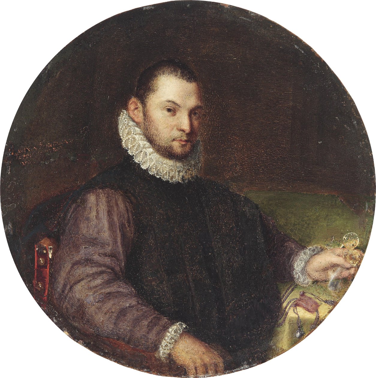 一名年轻男子的画像 作者 Lavinia Fontana