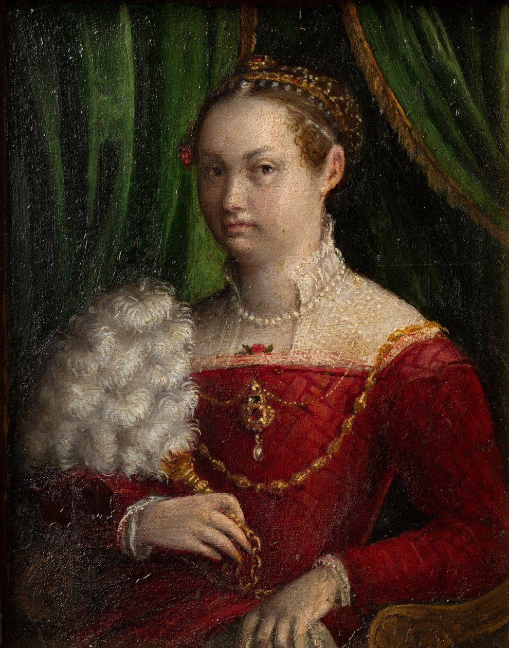 自画像，约1577-1585年。 作者 Lavinia Fontana