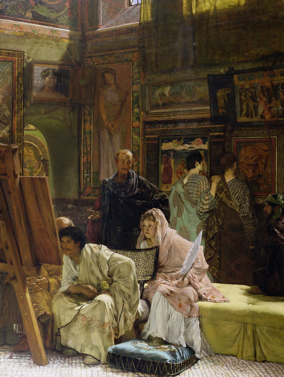 图画廊，1874年 作者 劳伦斯·阿尔玛·塔德玛
