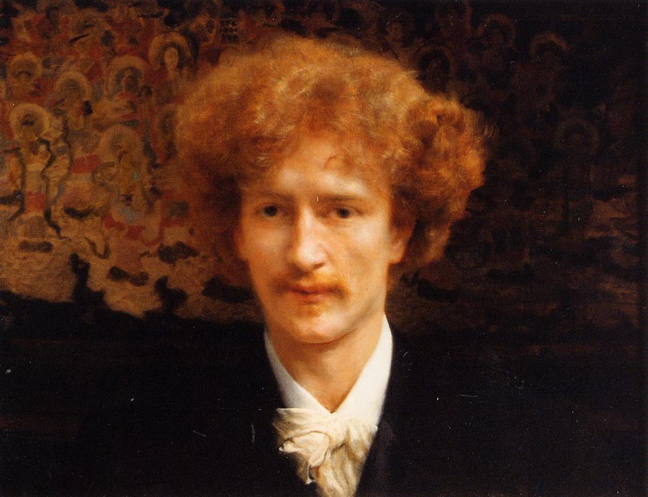 Ignacy Jan Paderewski，1891年的肖像 作者 劳伦斯·阿尔玛·塔德玛