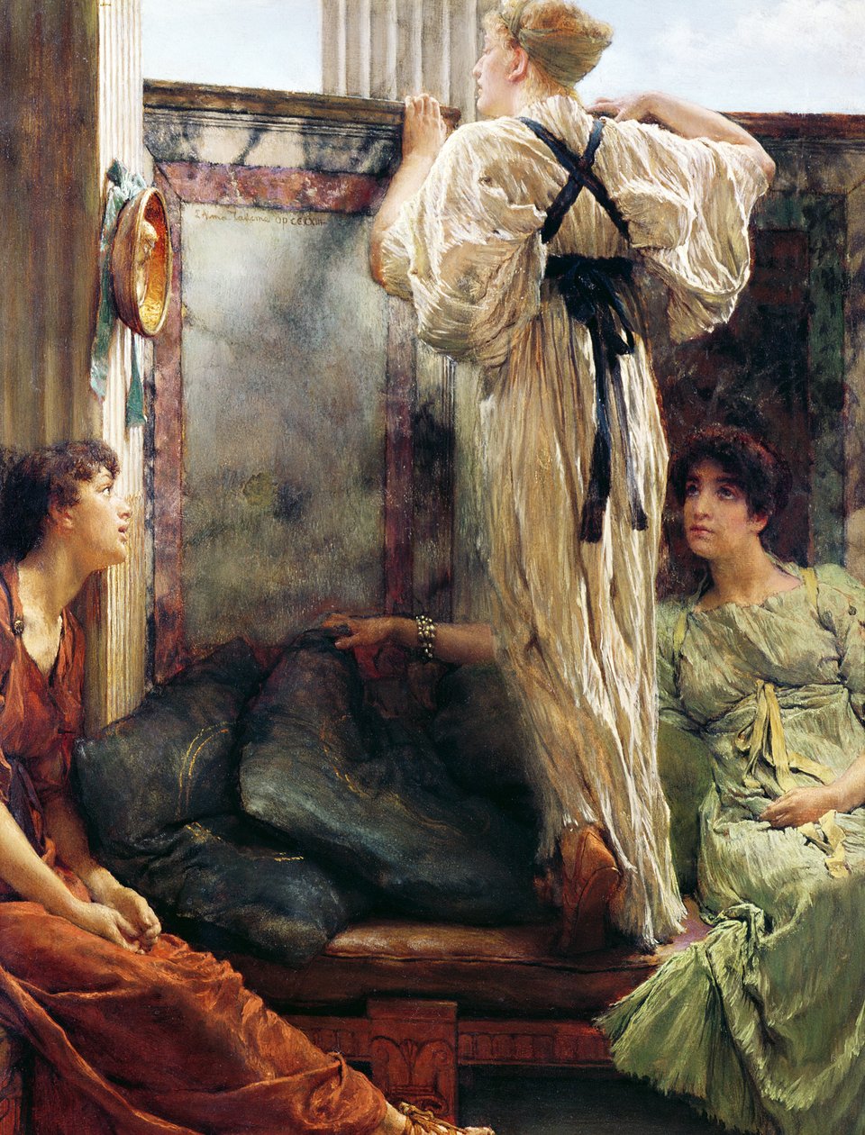 &39;是谁&39;，1884年 作者 劳伦斯·阿尔玛·塔德玛