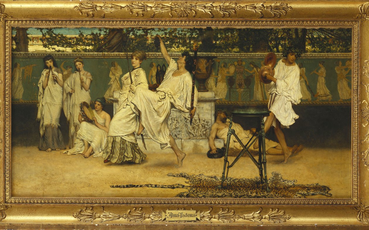 巴卡纳尔，1871年 作者 劳伦斯·阿尔玛·塔德玛