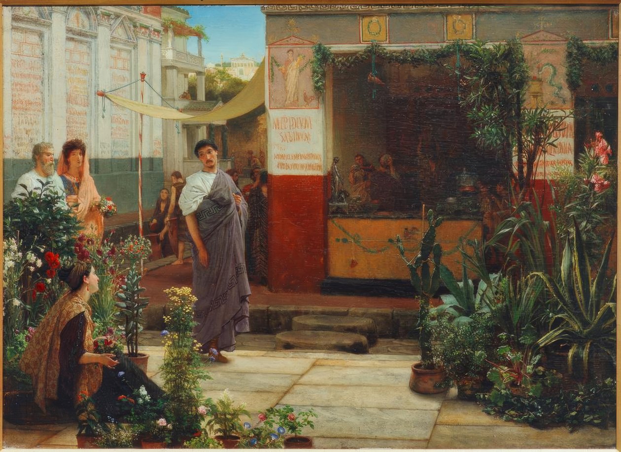 The flower market 作者 劳伦斯·阿尔玛·塔德玛