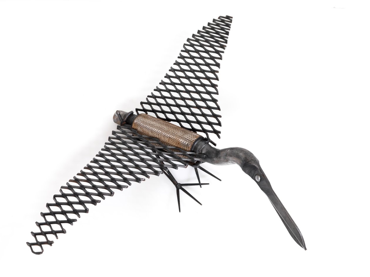 Least Bittern，2006（金属） 作者 劳里·西蒙森（Lawrie Simonson）