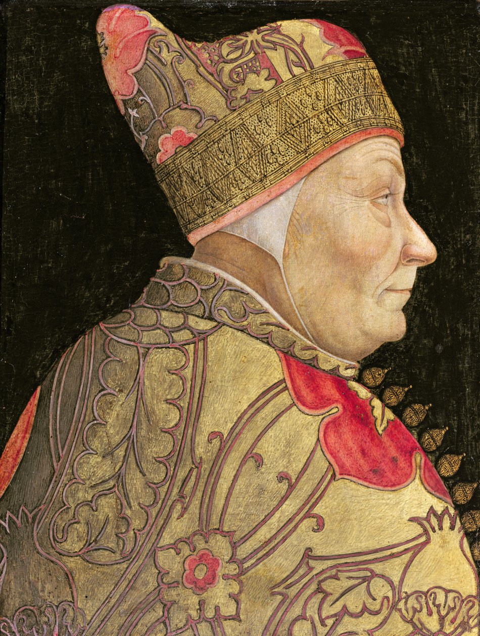 The Doge Francesco Foscari，1460 作者 Lazzaro Bastiani