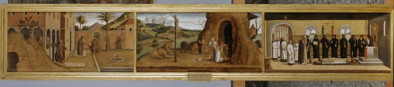 圣杰罗姆的故事，约1485年 作者 Lazzaro Bastiani