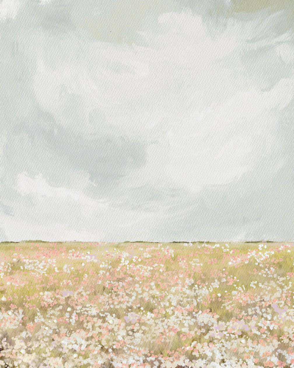 萌芽的田野，约 2023 年（混合媒介） 作者 利亚·斯特拉茨玛