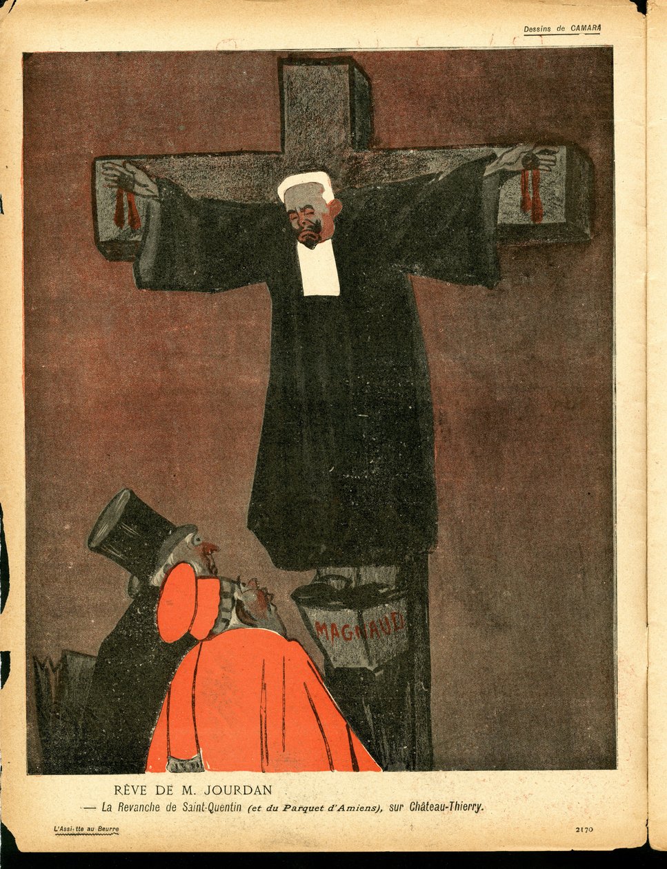 黄油盘，编号 129，讽刺色彩 作者 里尔·德·卡马拉