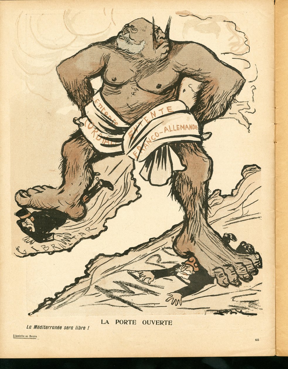 黄油盘，编号 238，讽刺色彩 作者 里尔·德·卡马拉