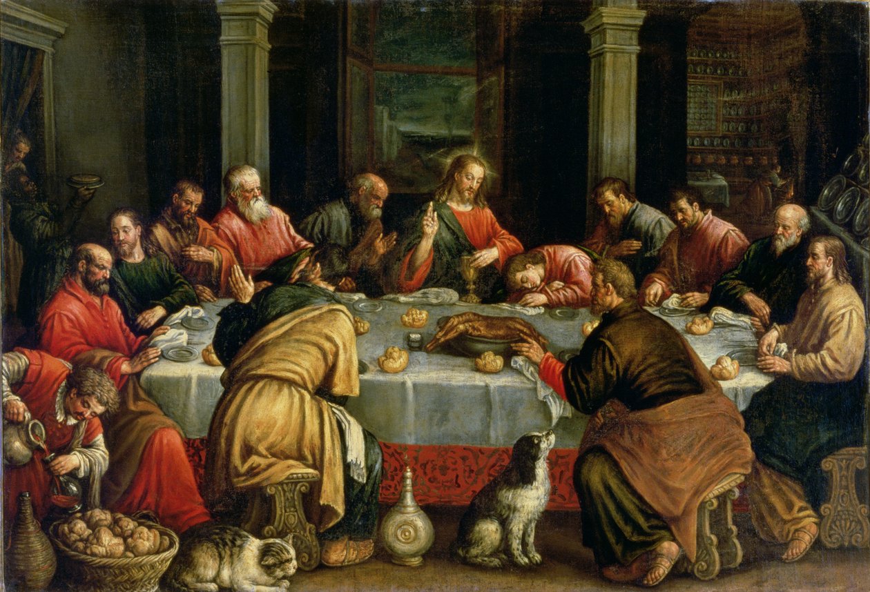 最后的晚餐 作者 Leandro da Ponte Bassano