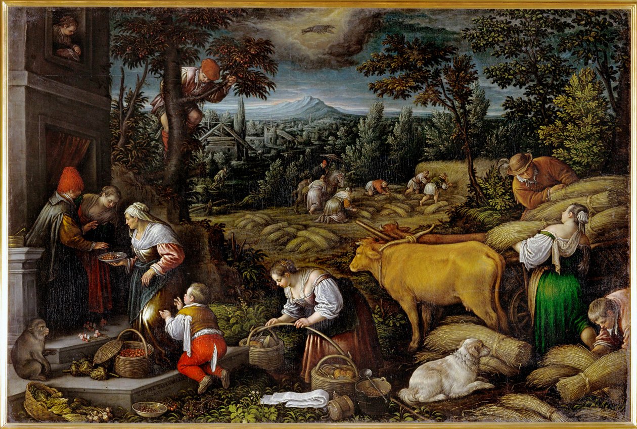 六月（布面油画） 作者 Leandro da Ponte Bassano