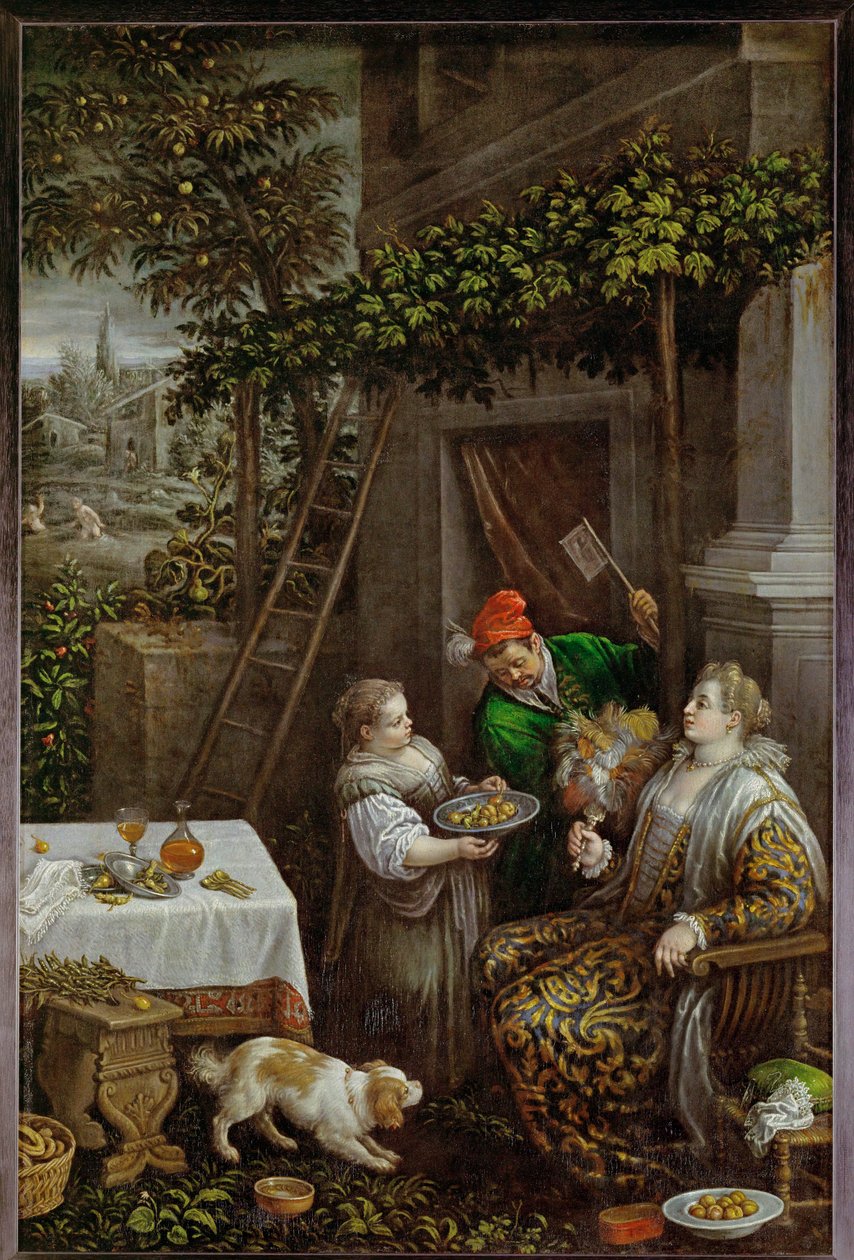 夏天（布面油画） 作者 Leandro da Ponte Bassano