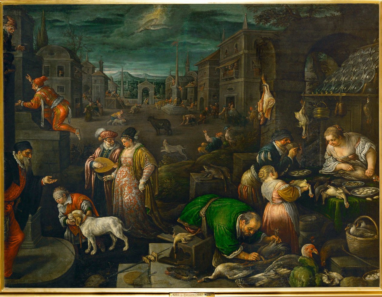 二月（布面油画） 作者 Leandro da Ponte Bassano