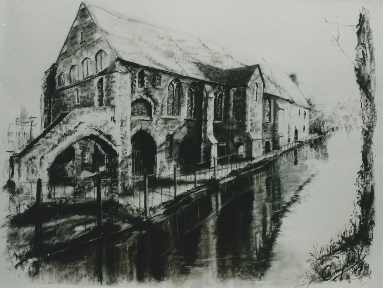 Blackfriars Canterbury，2000（木炭纸） 作者 李·坎贝尔