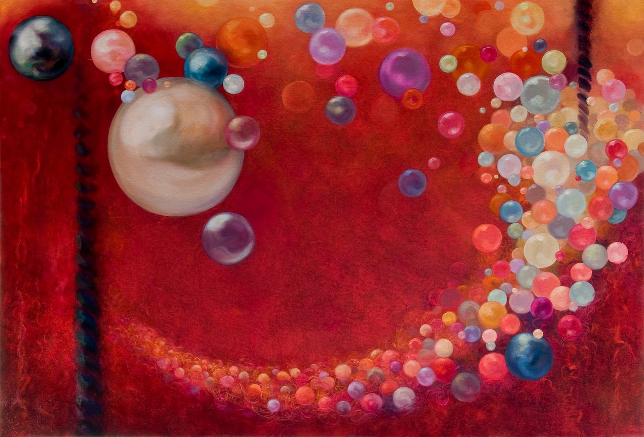 珍珠和泡泡，2009年 作者 李·坎贝尔