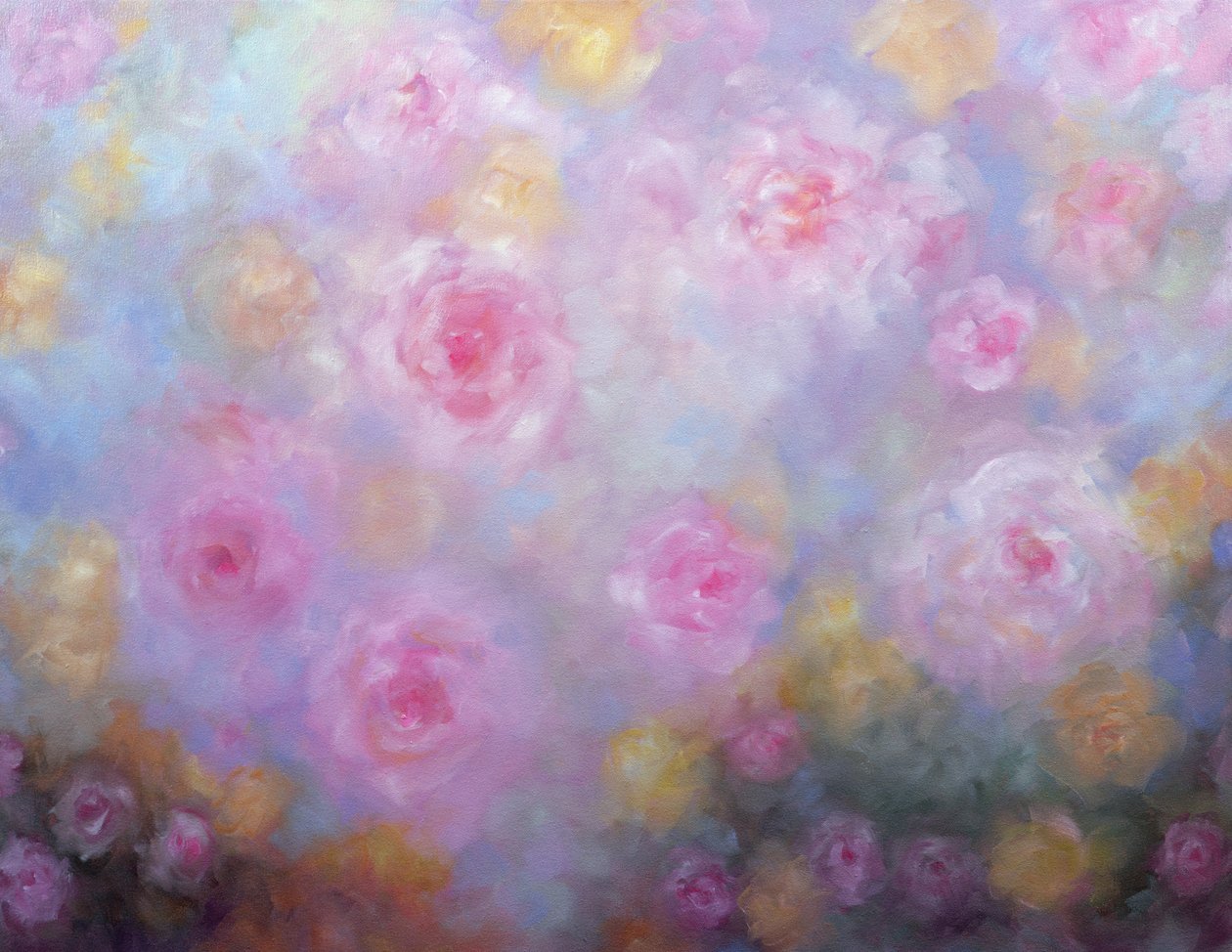 牡丹玫瑰，2005年 作者 李·坎贝尔