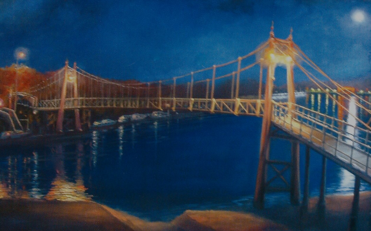 Teddington Lock，2005月光 作者 李·坎贝尔