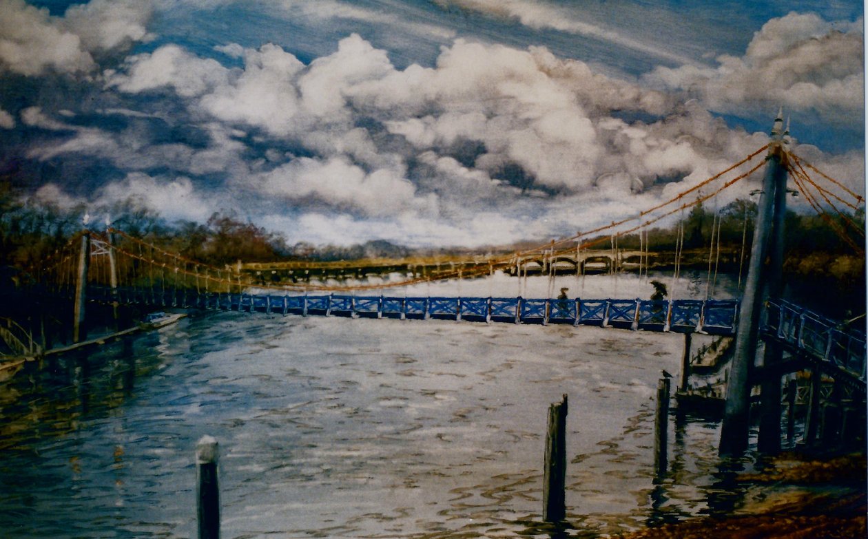 特丁顿锁，2006年（纸上油） 作者 李·坎贝尔