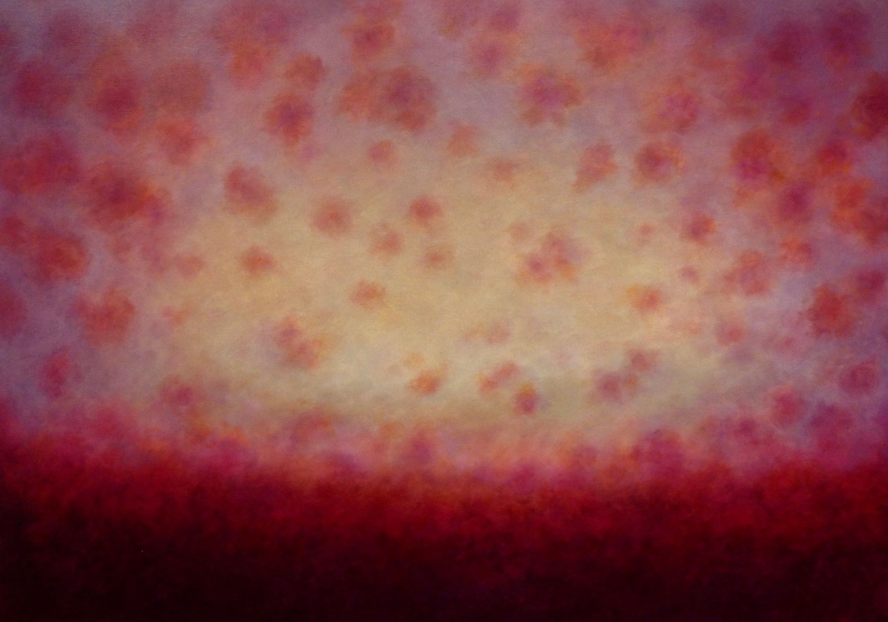 玫瑰精华》，2024 年（布面油画） 作者 李·坎贝尔