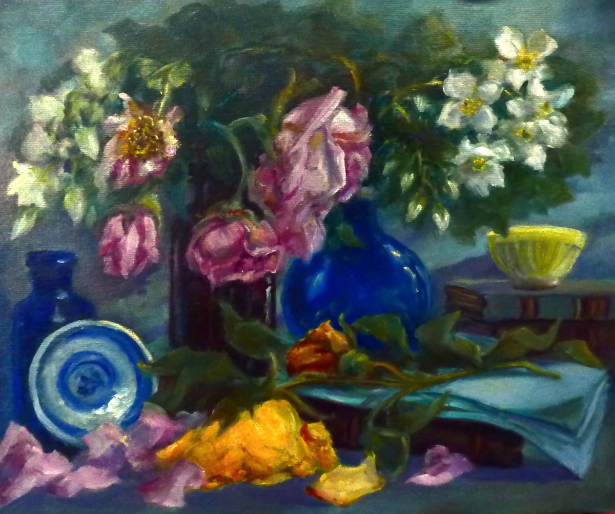 Faded Roses and Orange Blossom, 2020 作者 李·坎贝尔
