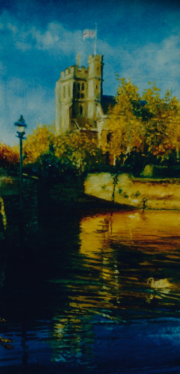 高潮，2003年（纸上油画）圣玛丽，特威克纳姆 作者 李·坎贝尔