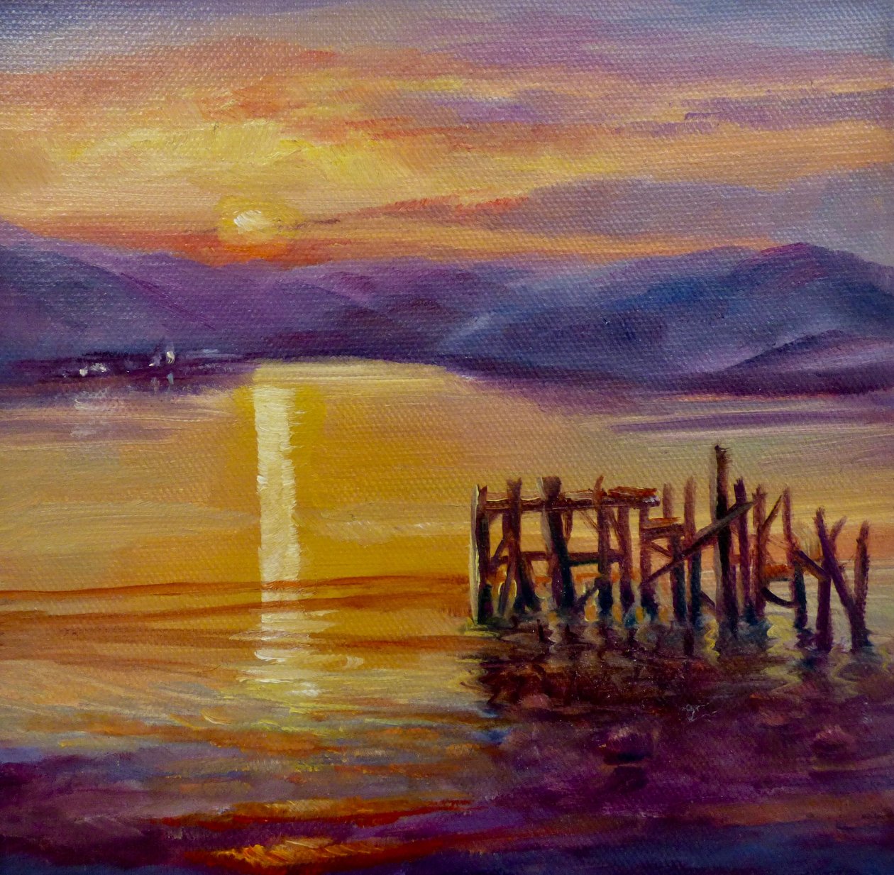 Old Jetty, Isle of Bute, 2019 作者 李·坎贝尔