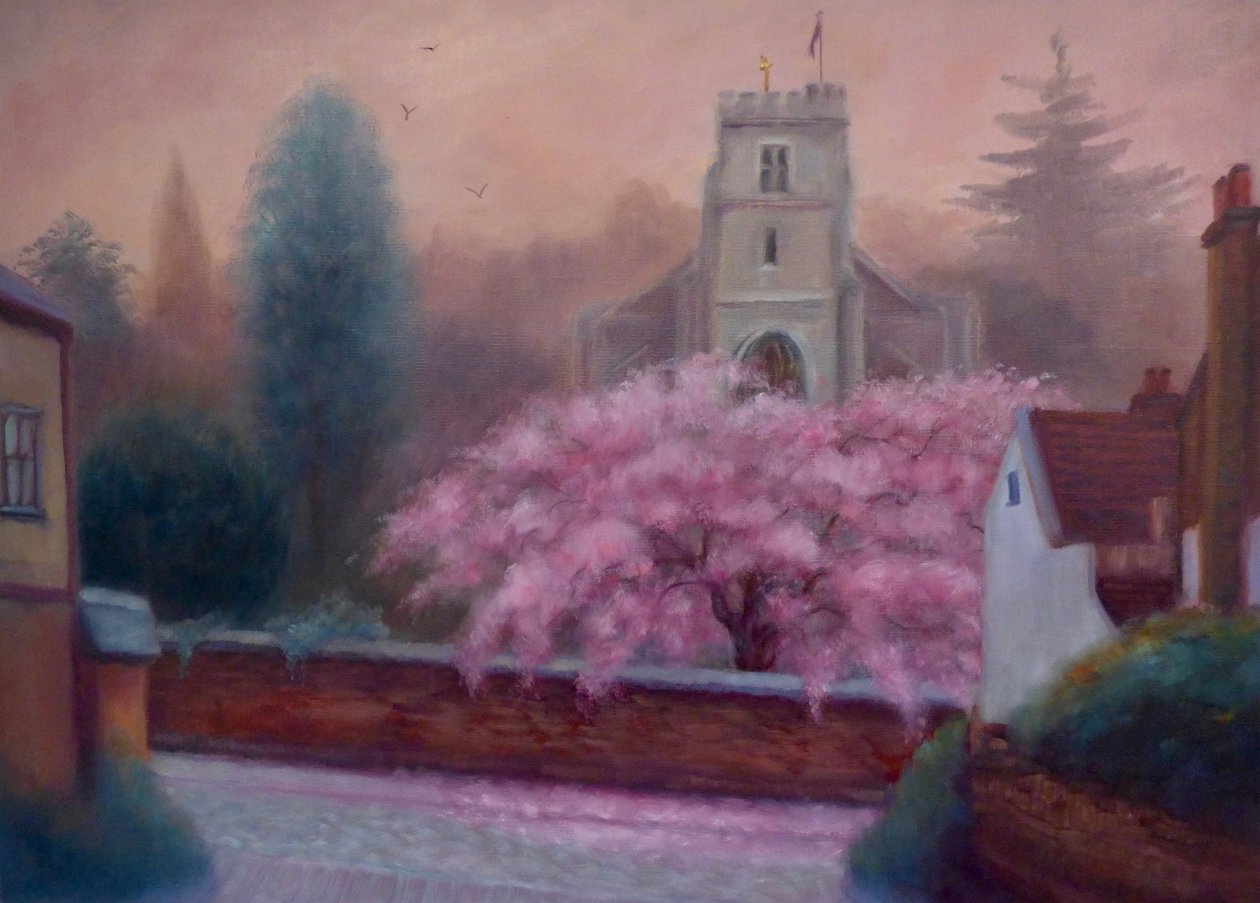 St Marys Spring，2019，（亚麻油） 作者 李·坎贝尔