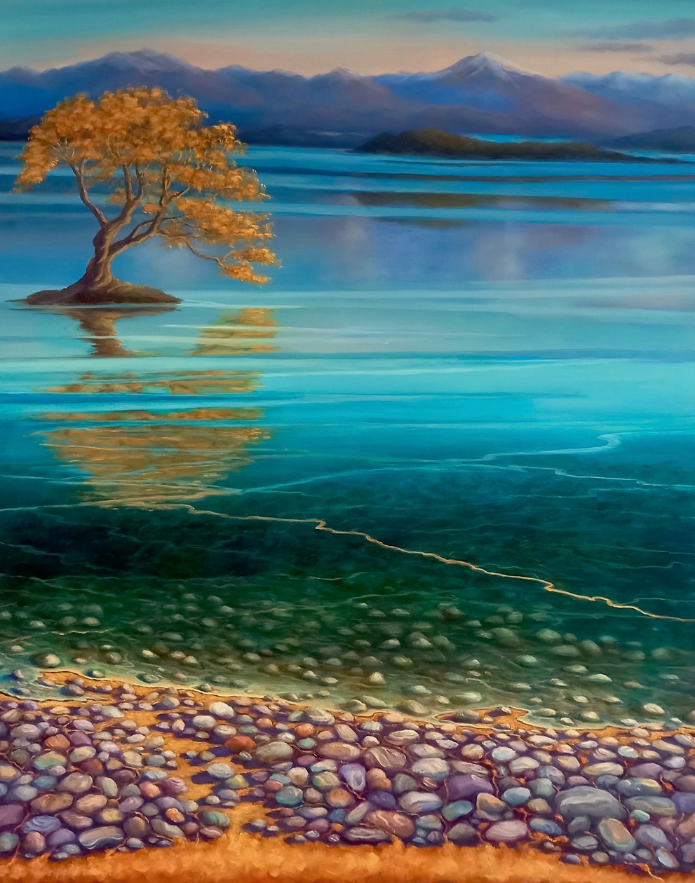 新西兰宝藏，2021年（布面油画） 作者 李·坎贝尔