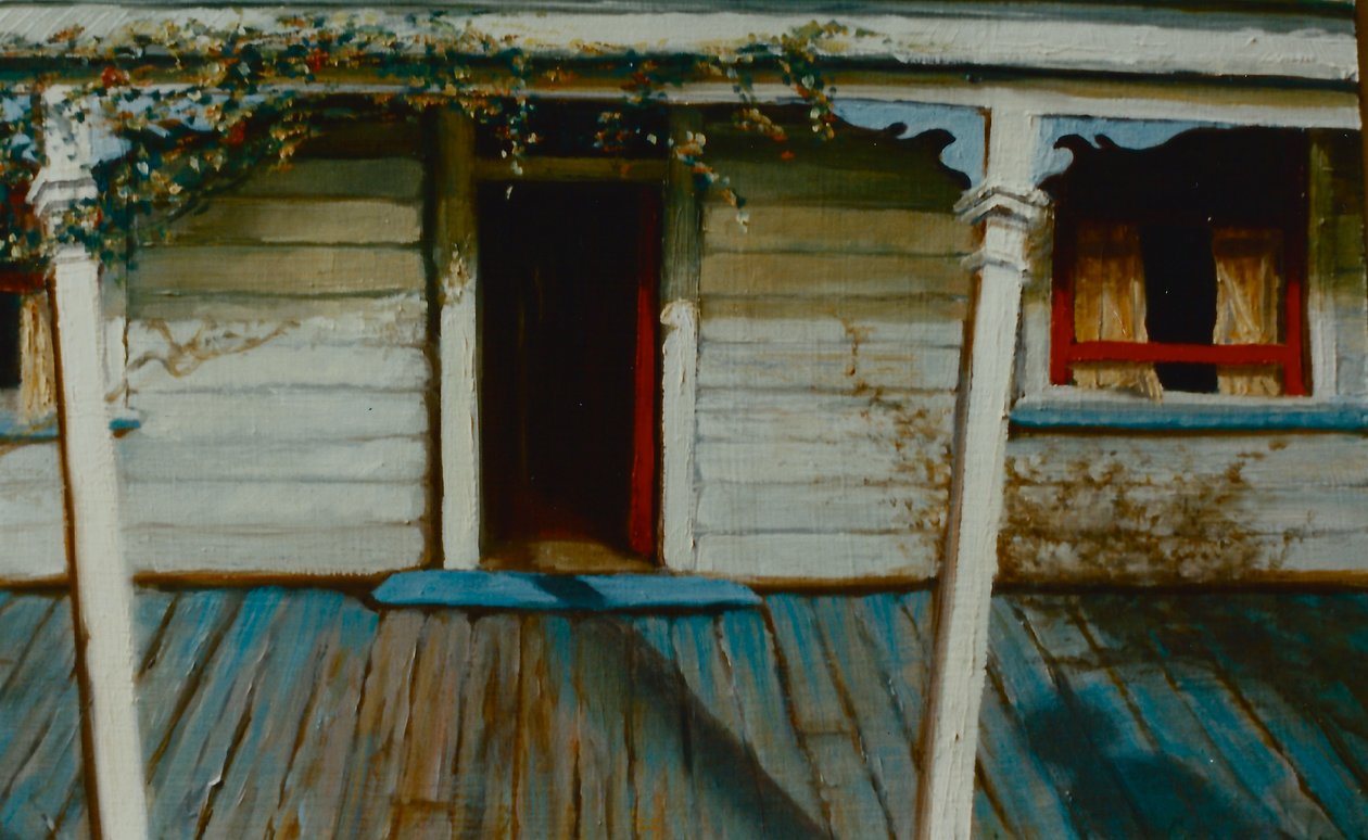 Verandah NZ 2002（油画板） 阳光门廊 作者 李·坎贝尔