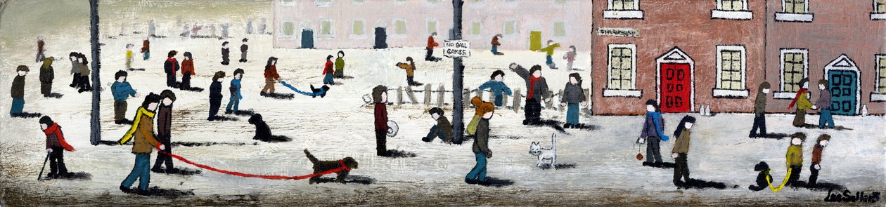 Out and About，2015，（木材上的丙烯酸和墨水） 作者 李·塞勒斯