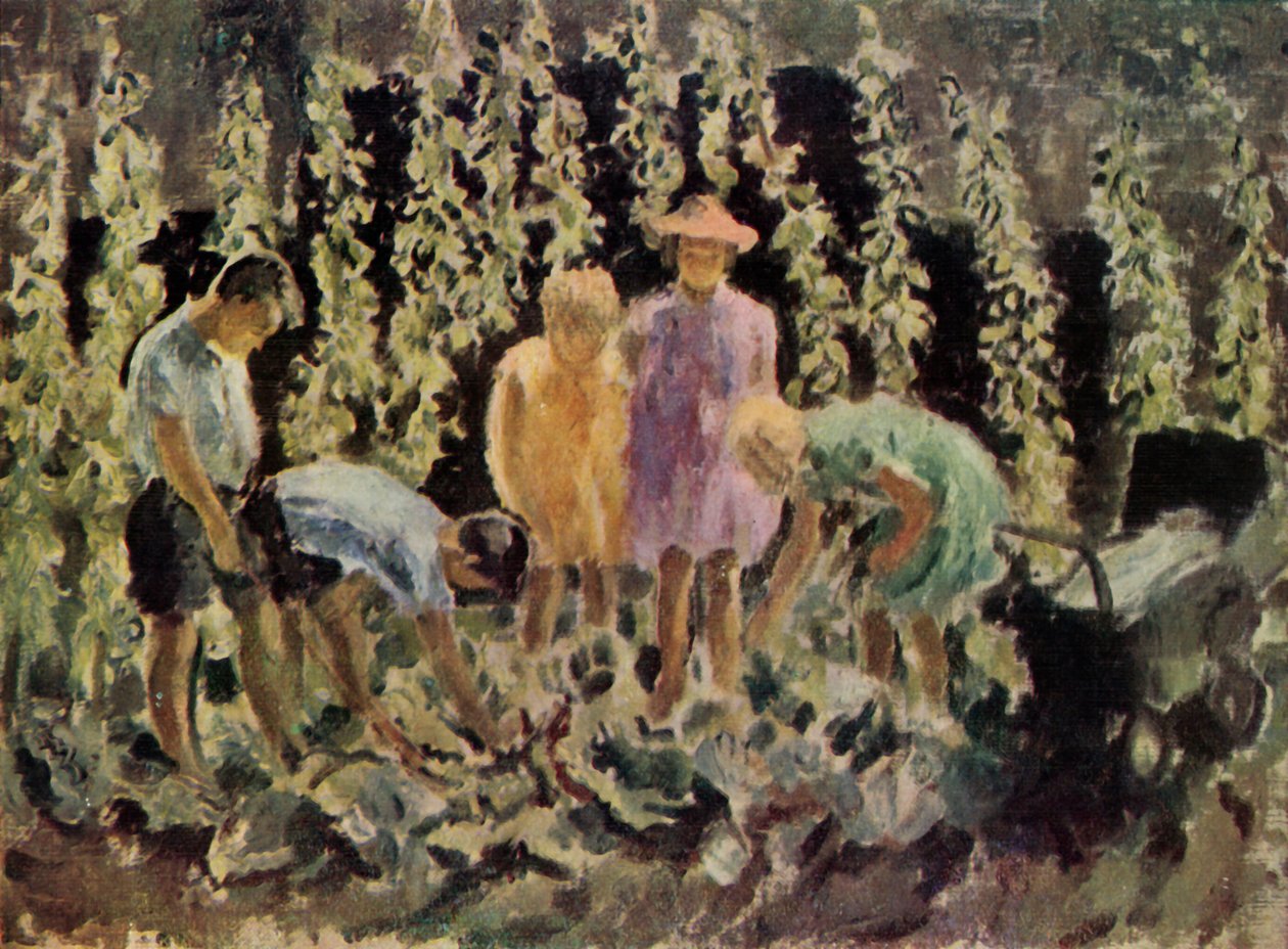 疏散人员种植白菜》，1940年，1943年。 作者 莱拉·费思富尔