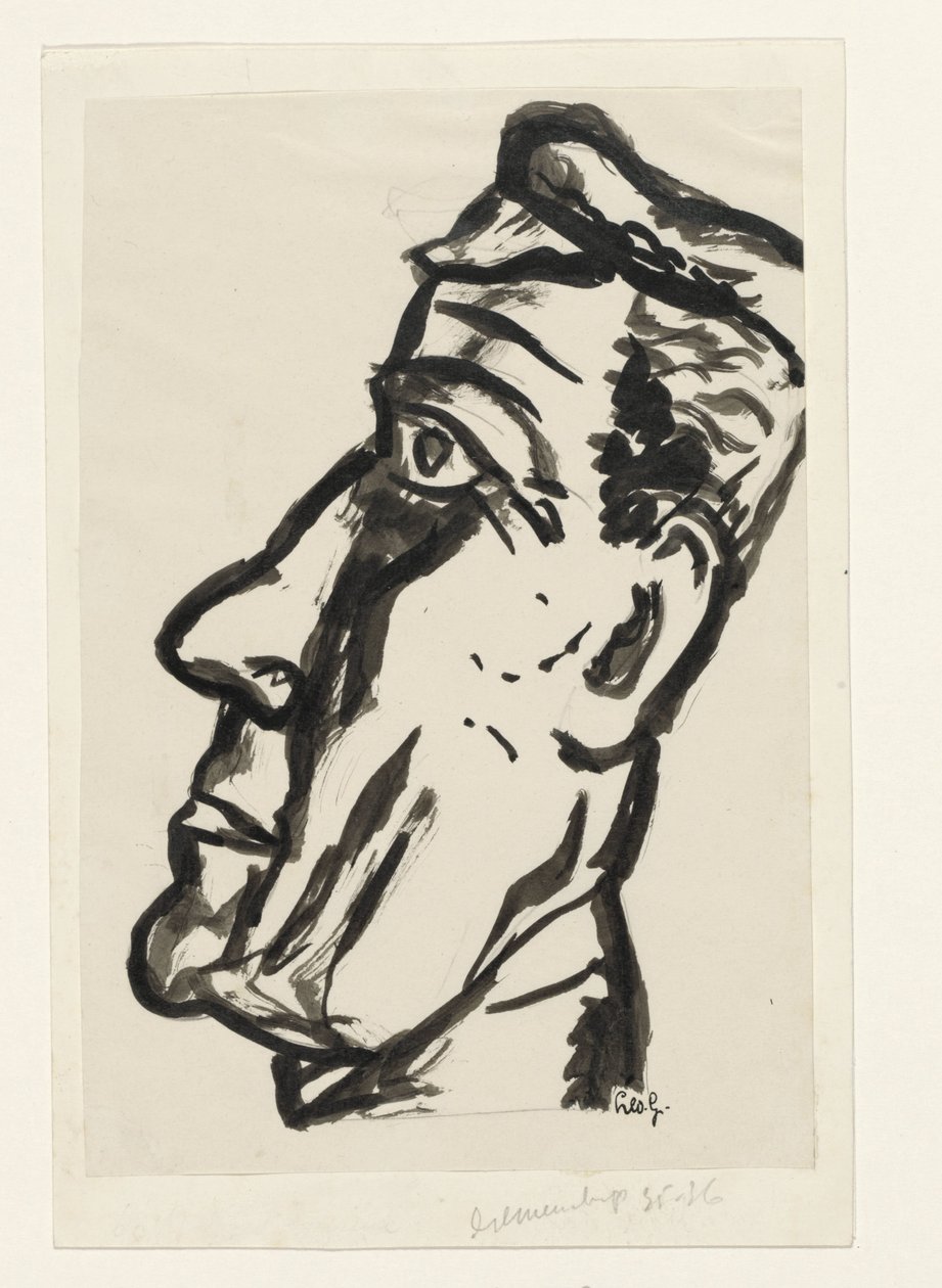 曼南科普 作者 Leo Gestel（艺术家签名）